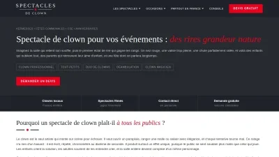Spectacle de Clown