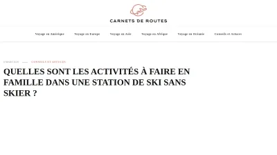 Carnets de Routes