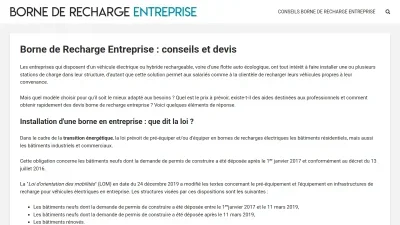 Borne-recharge-entreprise.fr